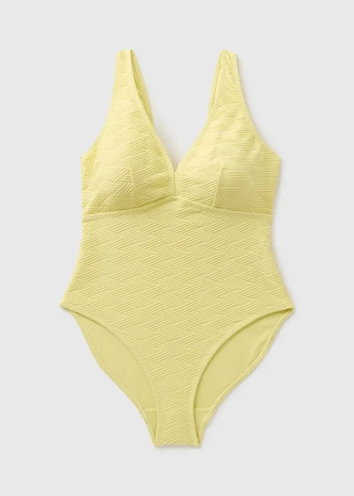 Lime Textured Swimsuit
