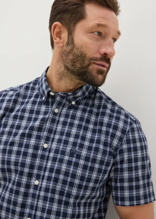 Lincoln Blue Wash Check Shirt