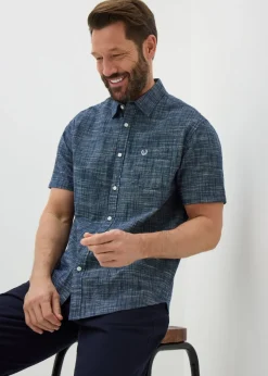 Lincoln Navy Slub Shirt