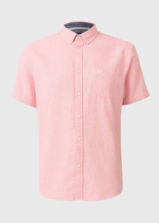 Lincoln Pink Textured Shirt