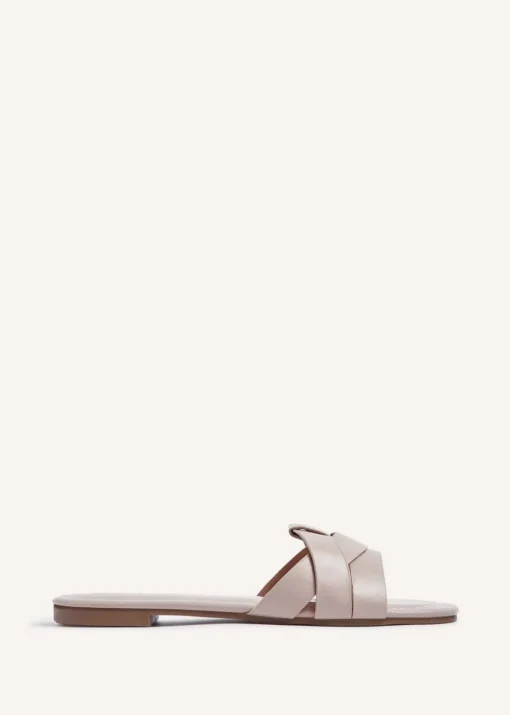 Linzi Fletcher Mocha Faux Leather Slider