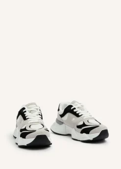 Linzi Hackney Black/Grey Two Tone Trainer