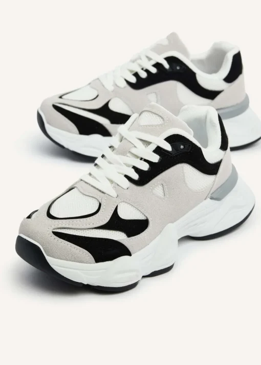 Linzi Hackney Black/Grey Two Tone Trainer