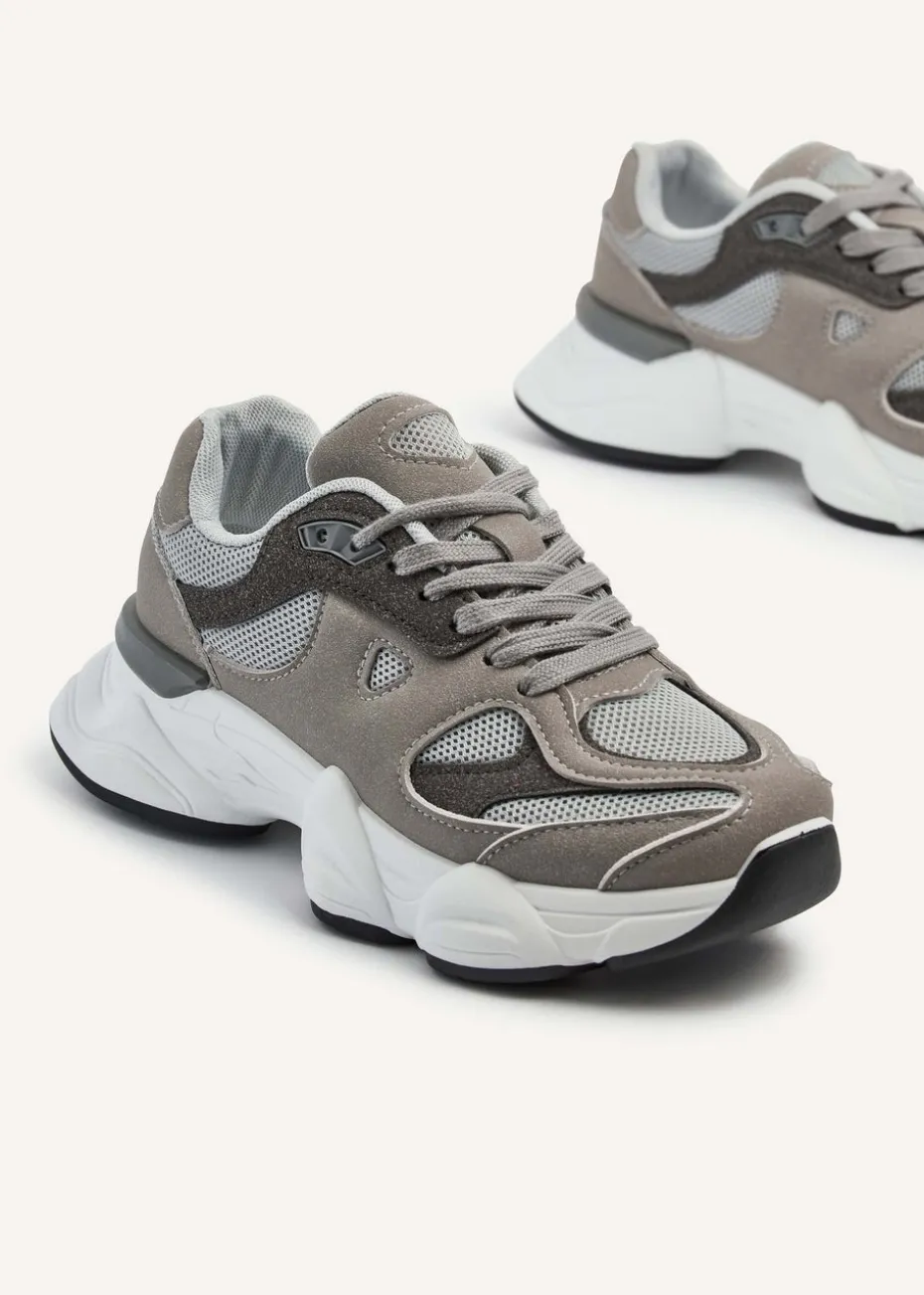 Linzi Hackney Grey Two Tone Trainer