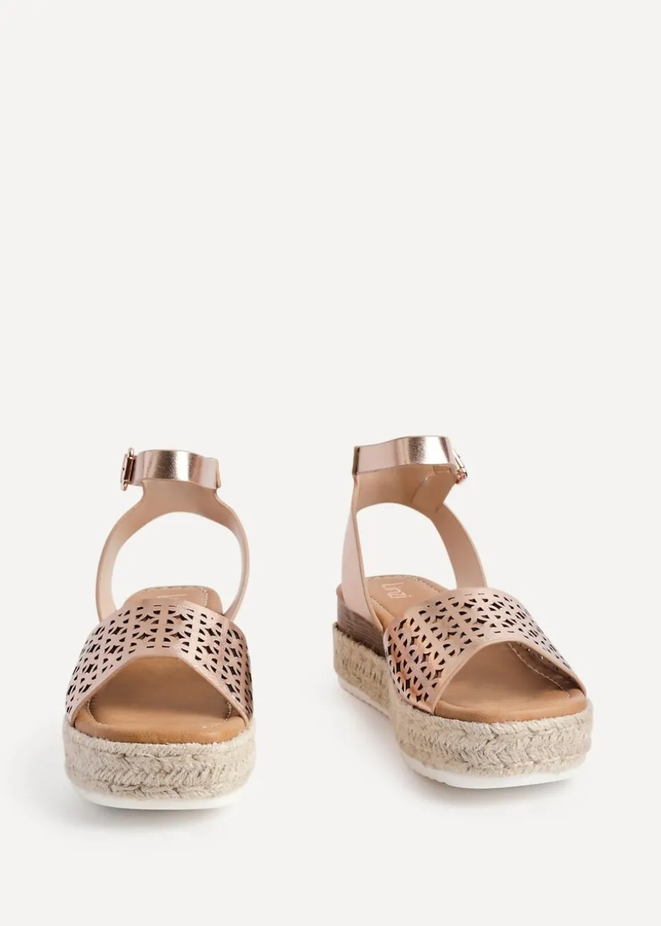 Linzi Radiance Pink Flatform Sandals