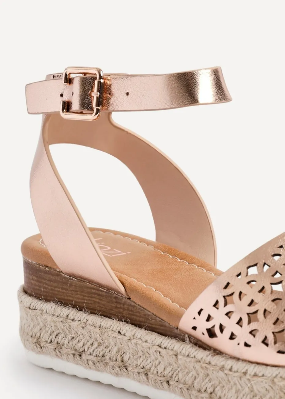 Linzi Radiance Pink Flatform Sandals