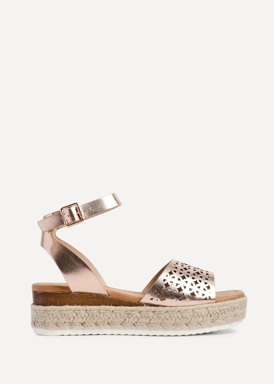 Linzi Radiance Pink Flatform Sandals