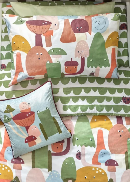 little furn. Funguys Mushroom Duvet Cover Set