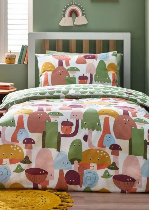 little furn. Funguys Mushroom Duvet Cover Set