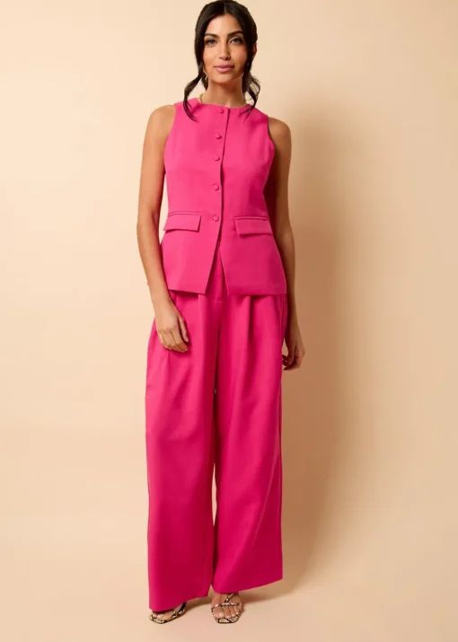 Little Mistress Pink Co Ord Waistcoat By Vicky Pattison