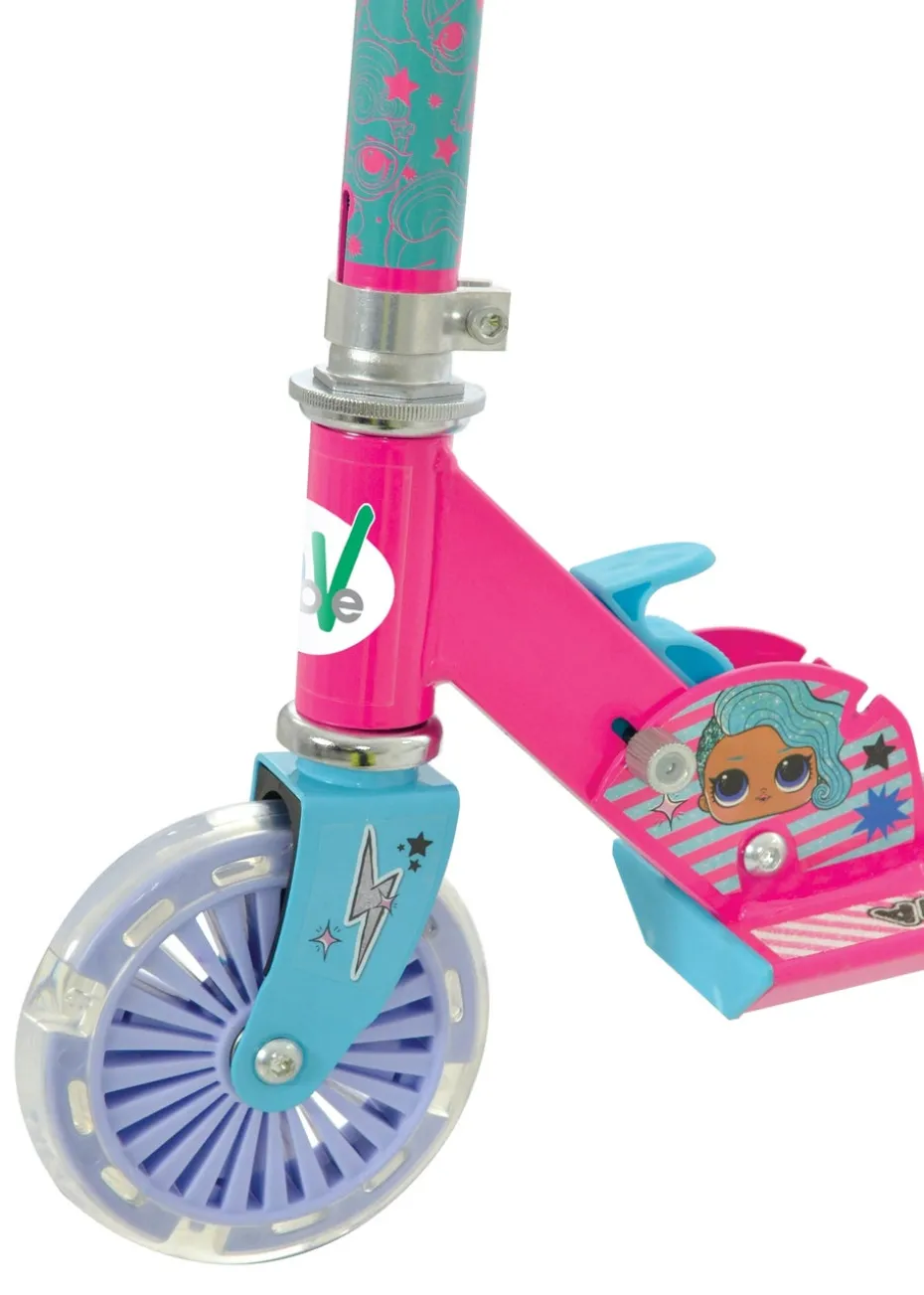 LOL Surprise Folding Inline Scooter with Light Up Wheels