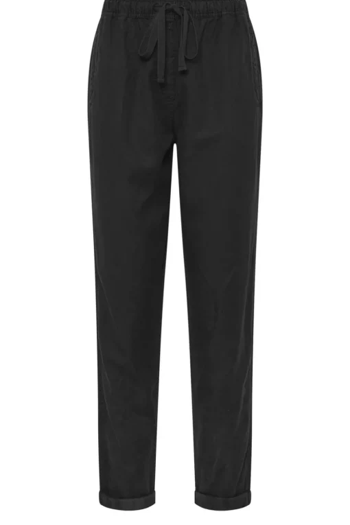Long Tall Sally Black Lyocell Blend Joggers