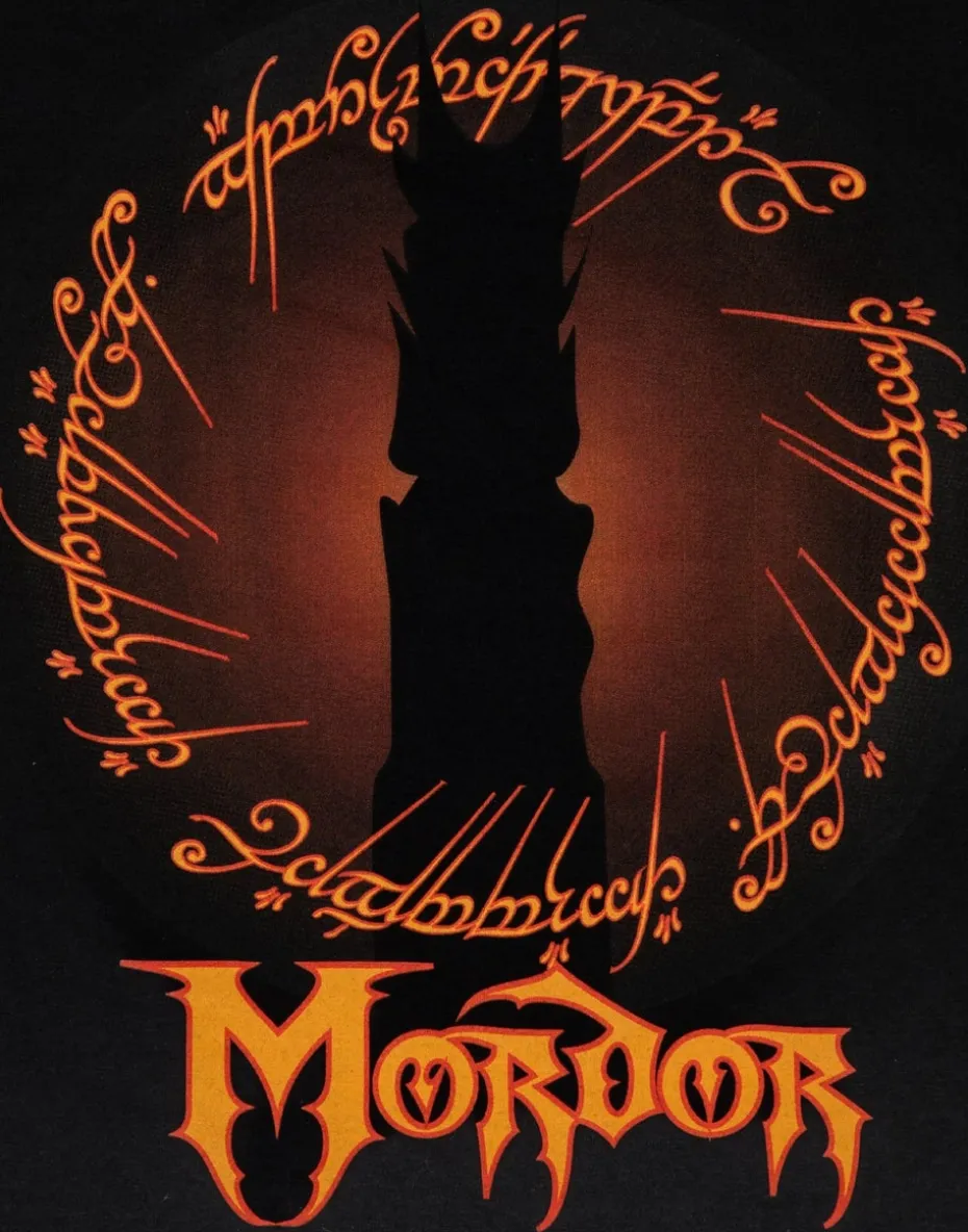 Lord Of The Rings Black Mordor T-Shirt