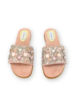 Love Lemonade Pink Sparkly Gem Sliders