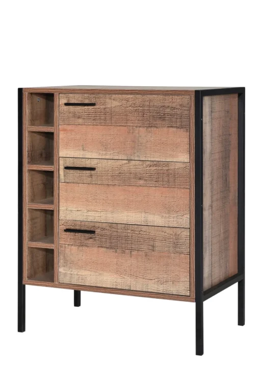 LPD Furniture Hoxton Wine Cabinet (800x400x638mm)