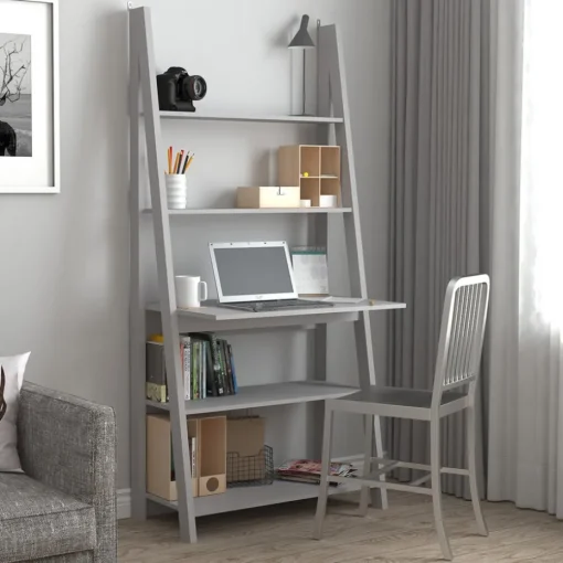 LPD Furniture Tiva Ladder Desk Grey (1754x500x840mm)
