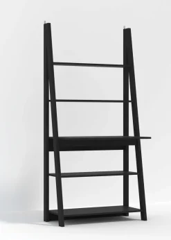 LPD Furniture Tiva Ladder Desk Black (1754x500x840mm)