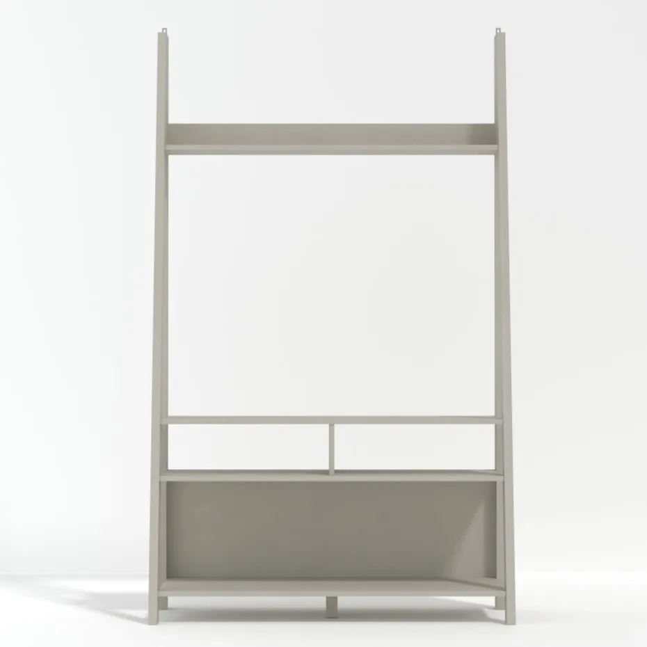 LPD Furniture Tiva Ladder TV Unit Grey (1754x386x1050mm)