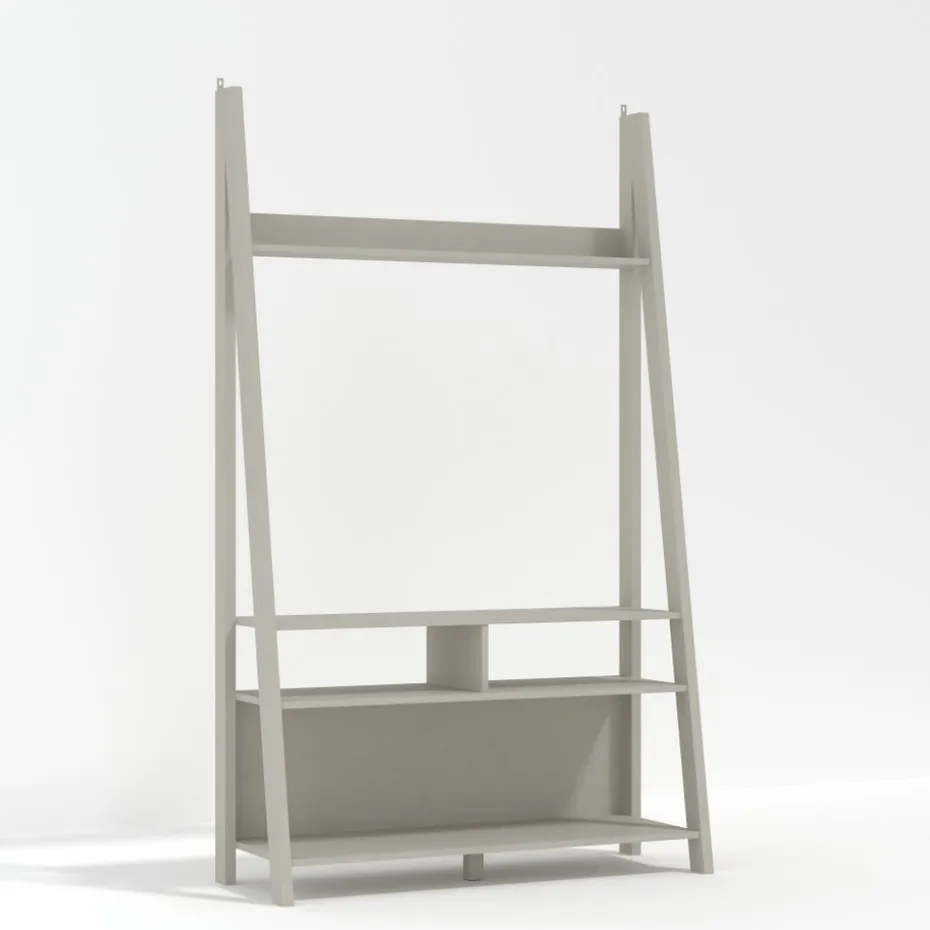 LPD Furniture Tiva Ladder TV Unit Grey (1754x386x1050mm)