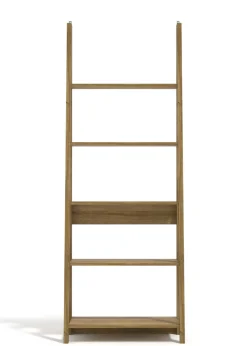 LPD Furniture Tiva Ladder Bookcase Oak (1754x386x640mm)