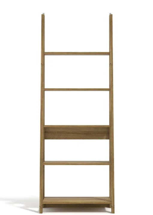 LPD Furniture Tiva Ladder Bookcase Oak (1754x386x640mm)