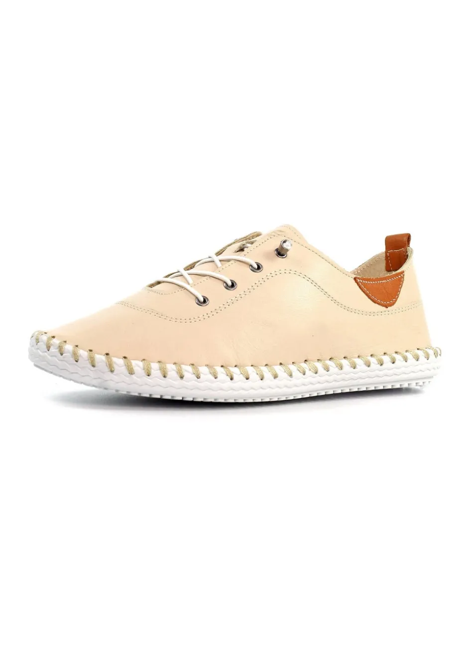 Lunar Beige St Ives Plimsoll