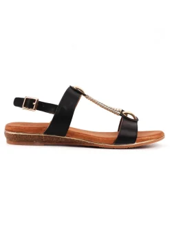 Lunar Black Renoir Sandal