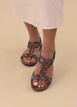 Lunar Blue Mariella Sandal