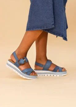 Lunar Mid Blue Elise Sandal