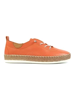 Lunar Orange Evie Plimsoll