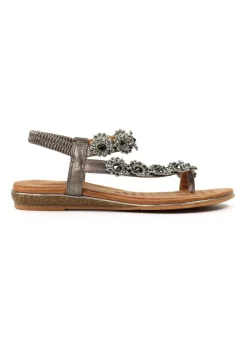 Lunar Pewter Charlotte II Sandal