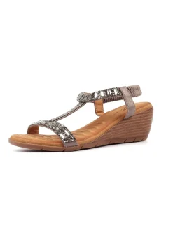 Lunar Pewter Macie Sandal