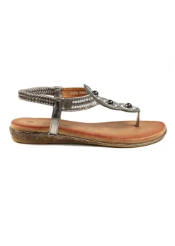 Lunar Pewter Silvia Sandal