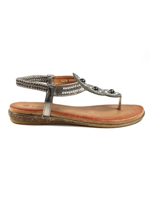 Lunar Pewter Silvia Sandal