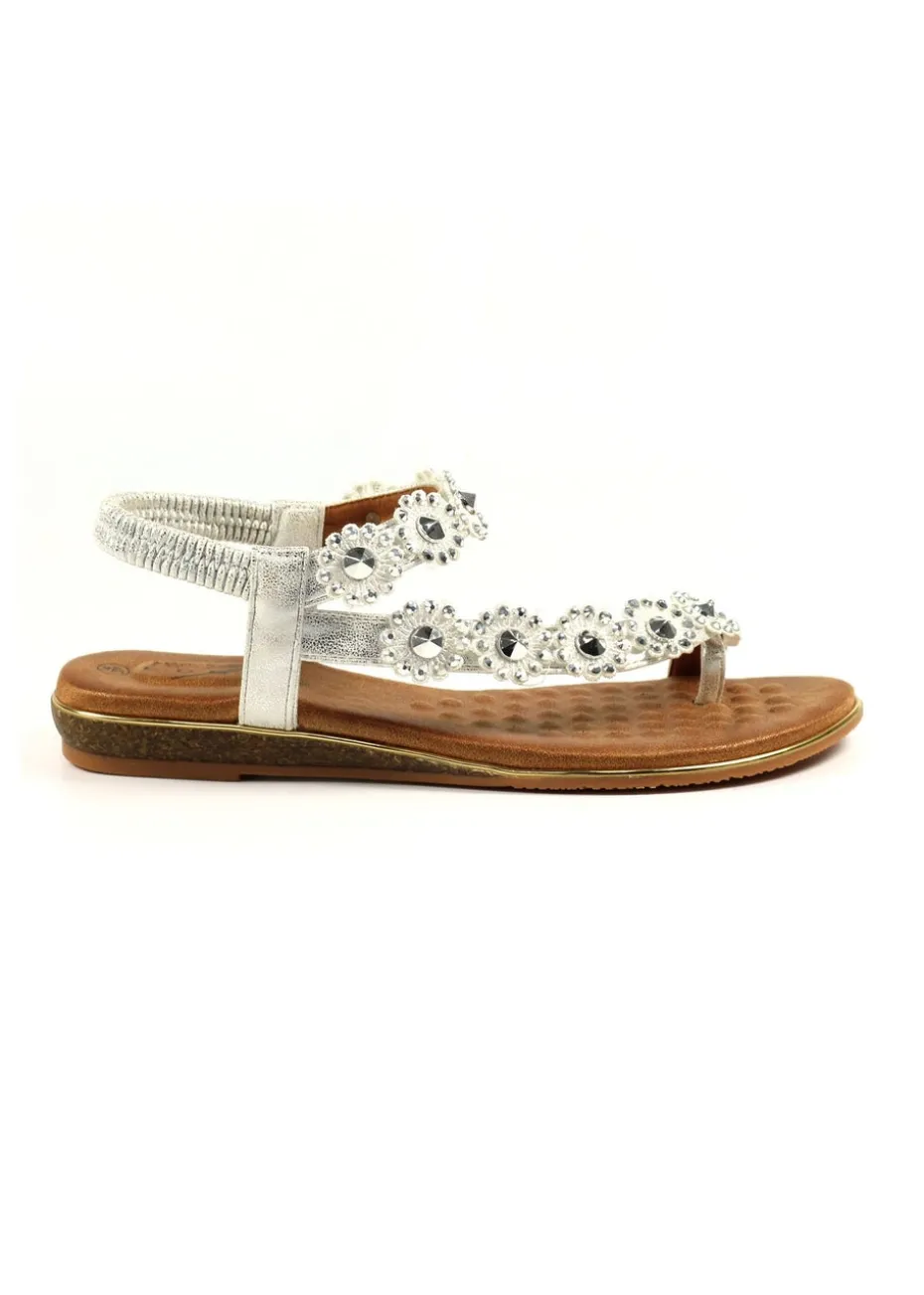 Lunar Silver Charlotte II Sandal