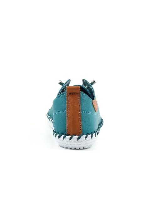 Lunar Teal St Ives Plimsoll