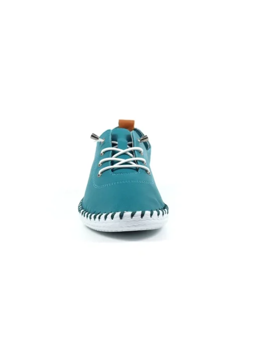 Lunar Teal St Ives Plimsoll