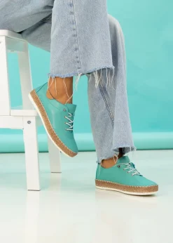 Lunar Turquoise Evie Plimsoll