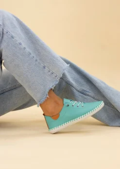 Lunar Turquoise St Ives Plimsoll