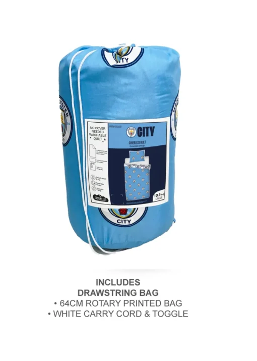 Manchester City FC Coverless Quilt (10.5 Tog)
