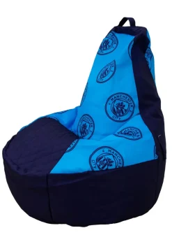 Manchester City High Back Blue Lounging Gaming Bean Chair