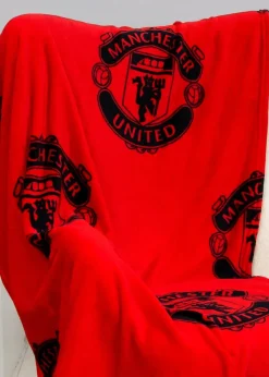 Manchester United FC Classic Fleece Throw (100 x 150cm)