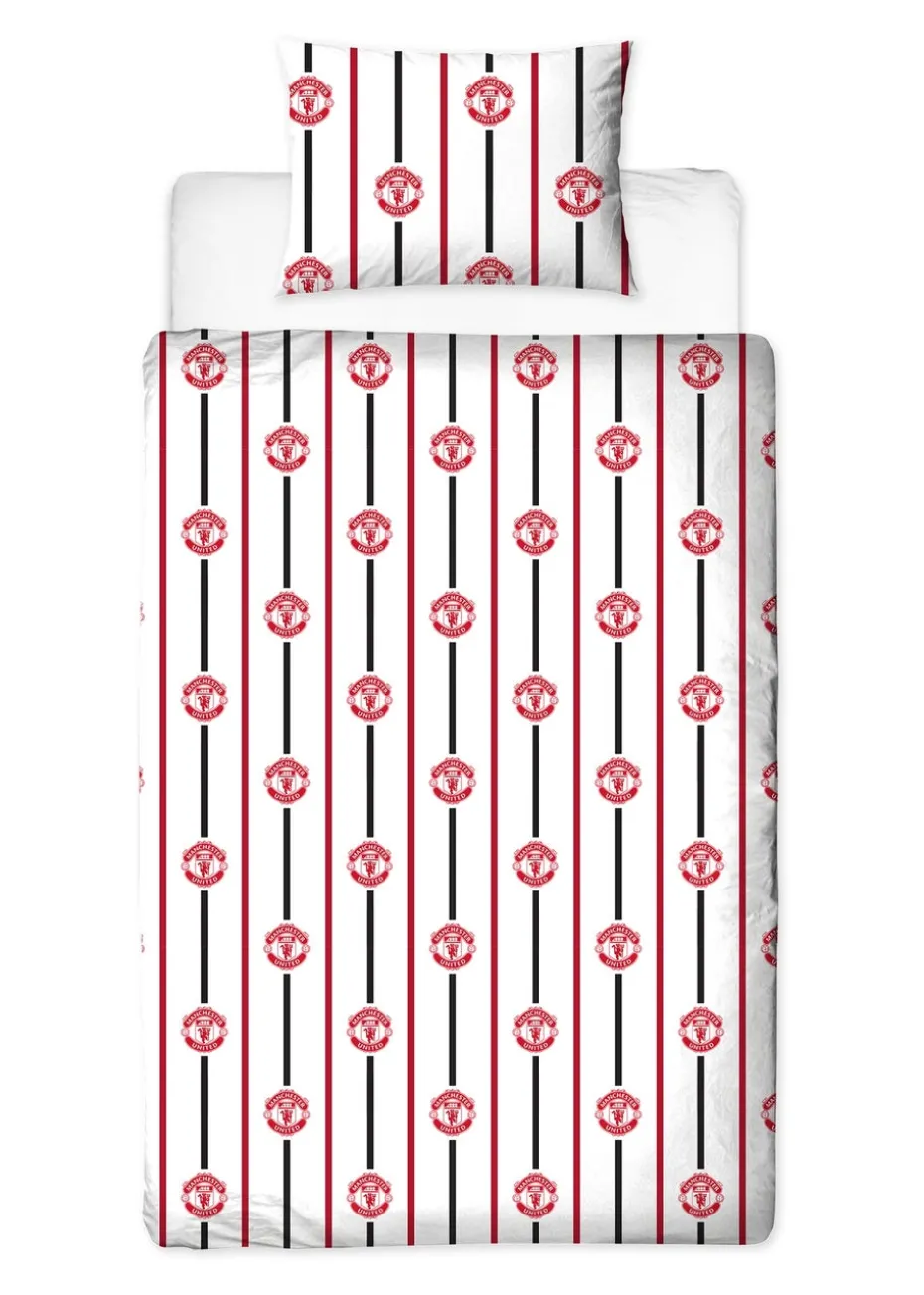 Manchester United FC Crest Single Panel Duvet