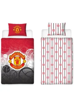 Manchester United FC Crest Single Panel Duvet