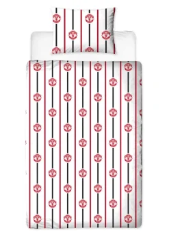 Manchester United FC Crest Single Panel Duvet