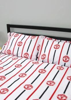 Manchester United FC Crest Double Panel Duvet
