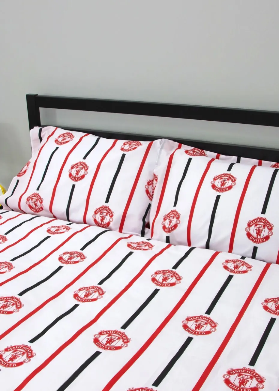Manchester United FC Crest Double Panel Duvet