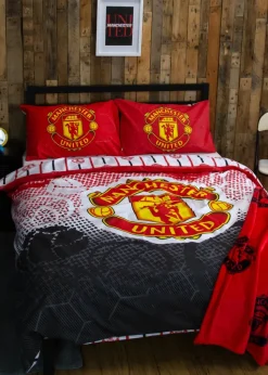 Manchester United FC Reversible Duvet Cover Set