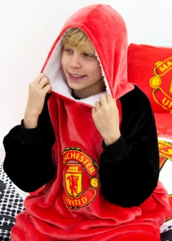 Manchester United FC Wearable Hooded Snuggle Fleece