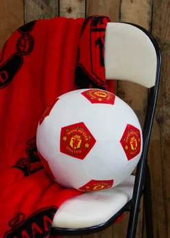 Manchester United Soccer 3D Round Ball Decorative Cushion
